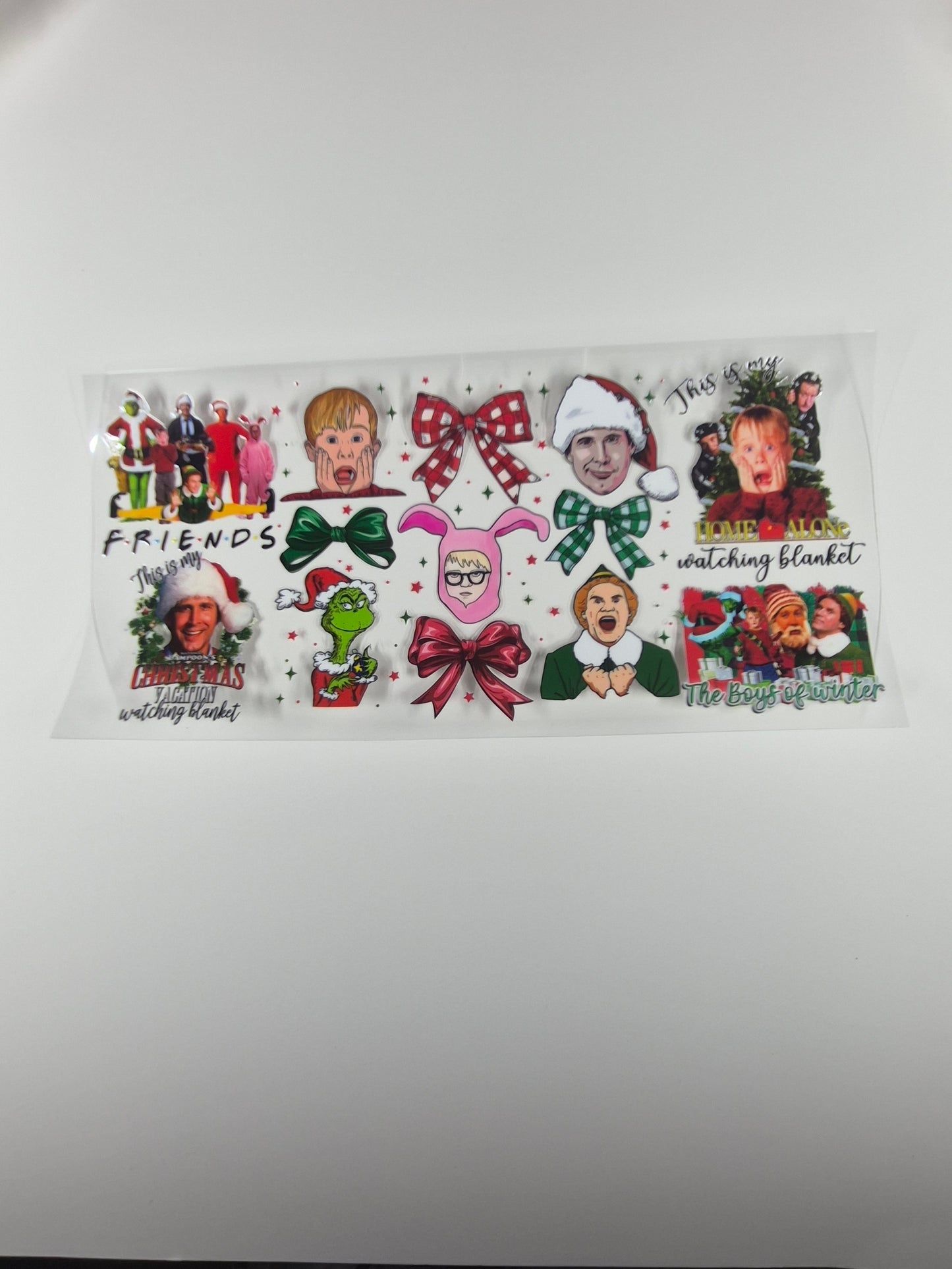 Christmas Glass Cup Wraps