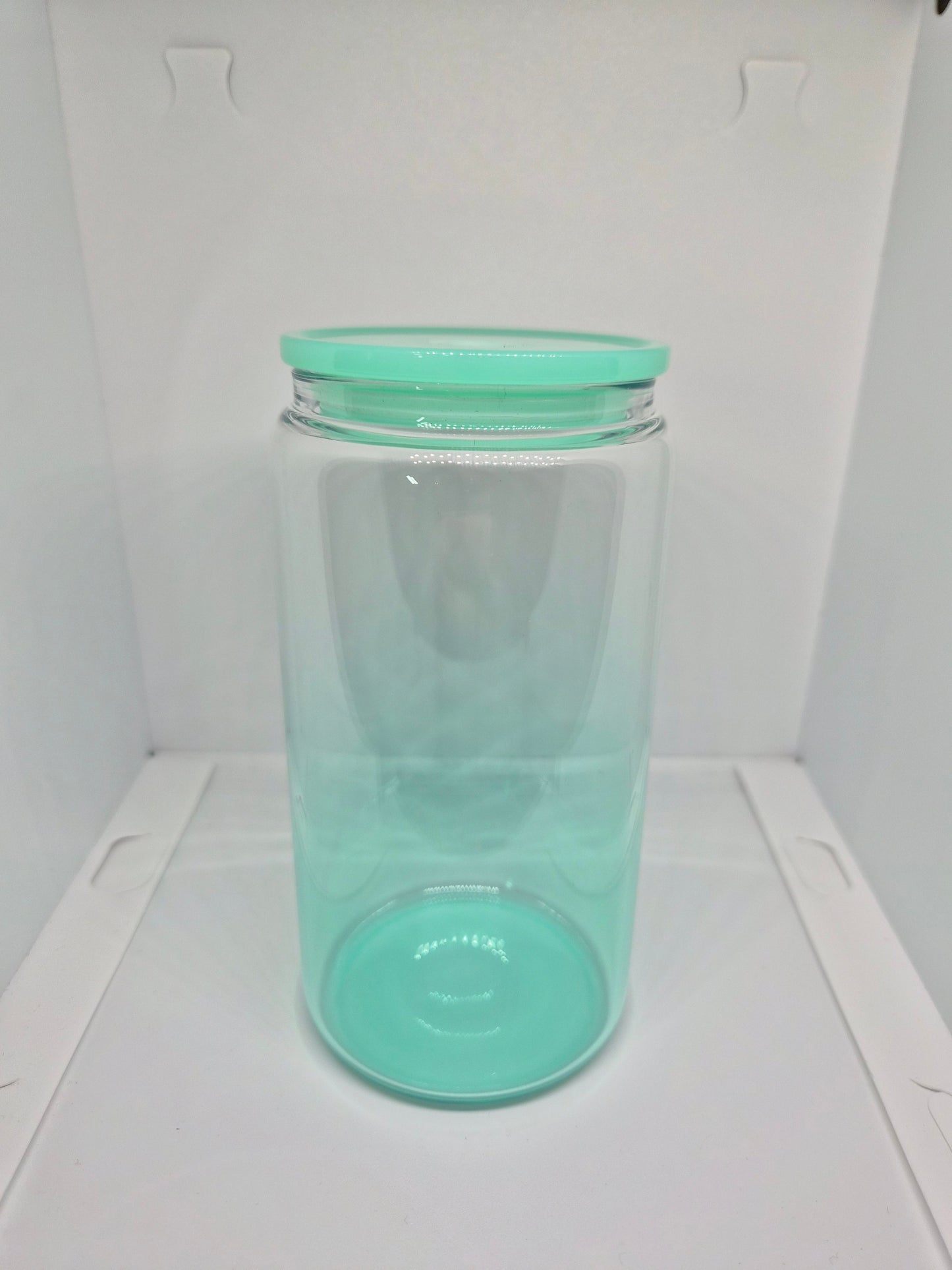 Glass 16oz Canister Cups