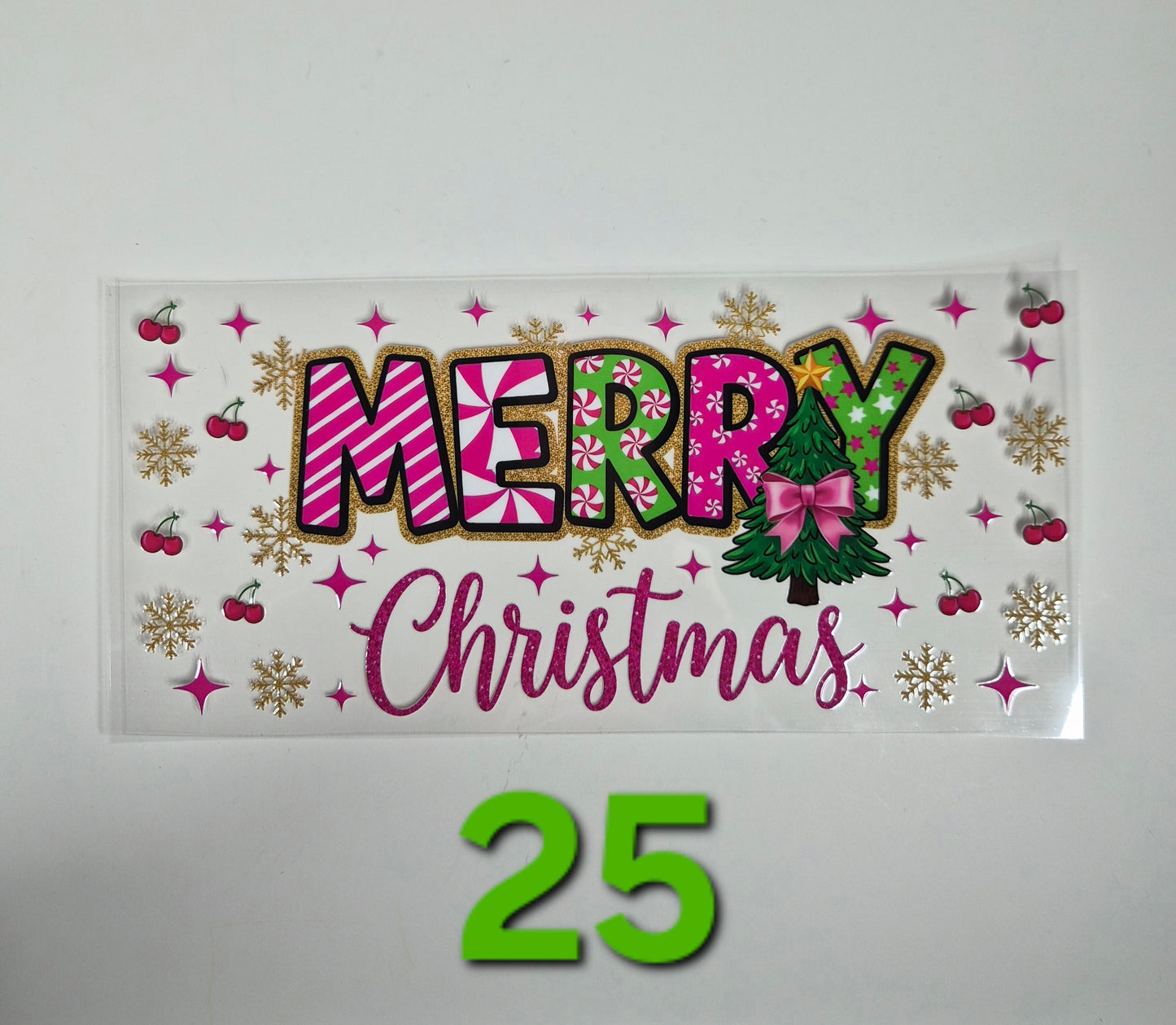 Christmas Glass Cup Wraps