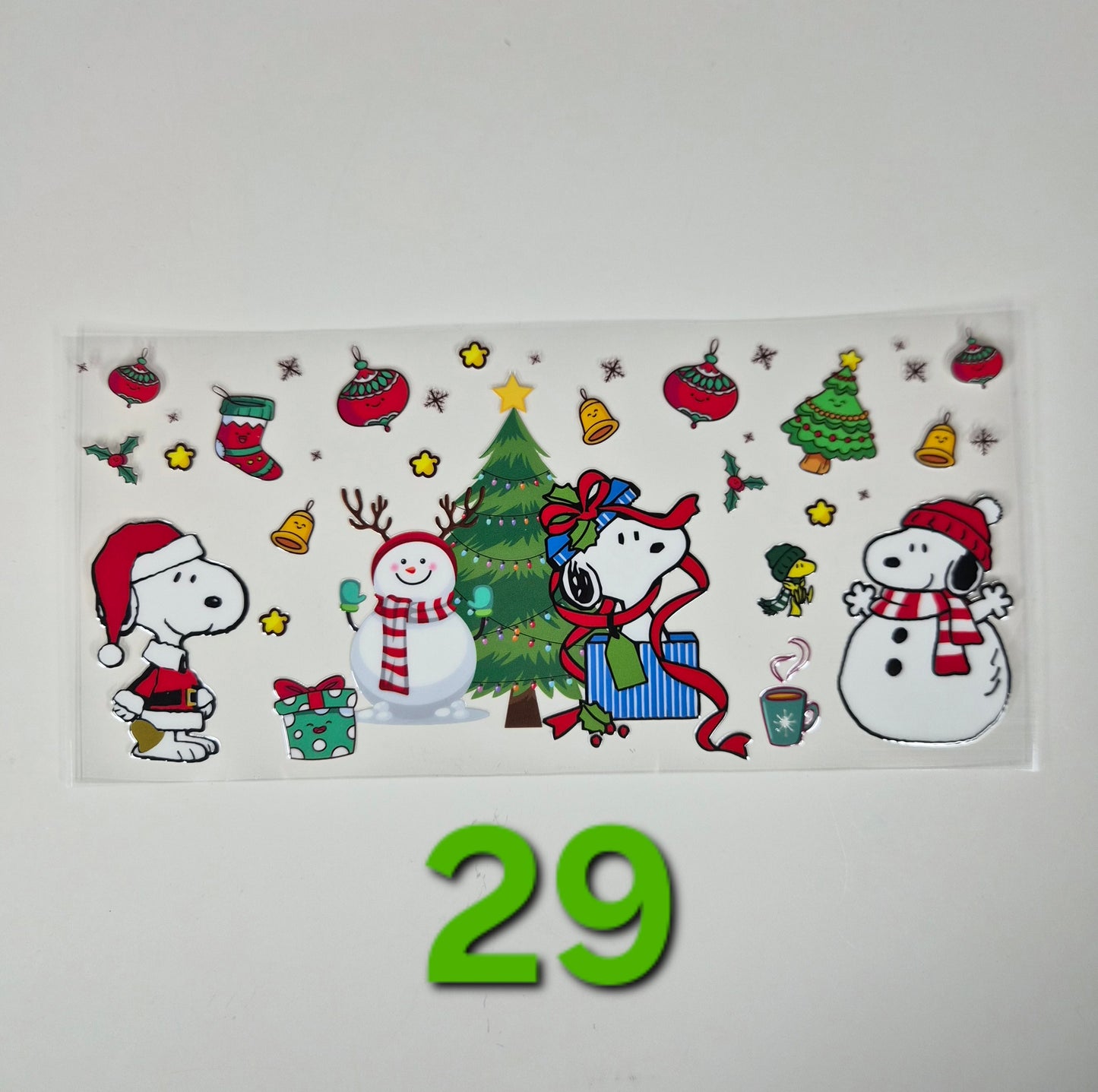 Christmas Glass Cup Wraps