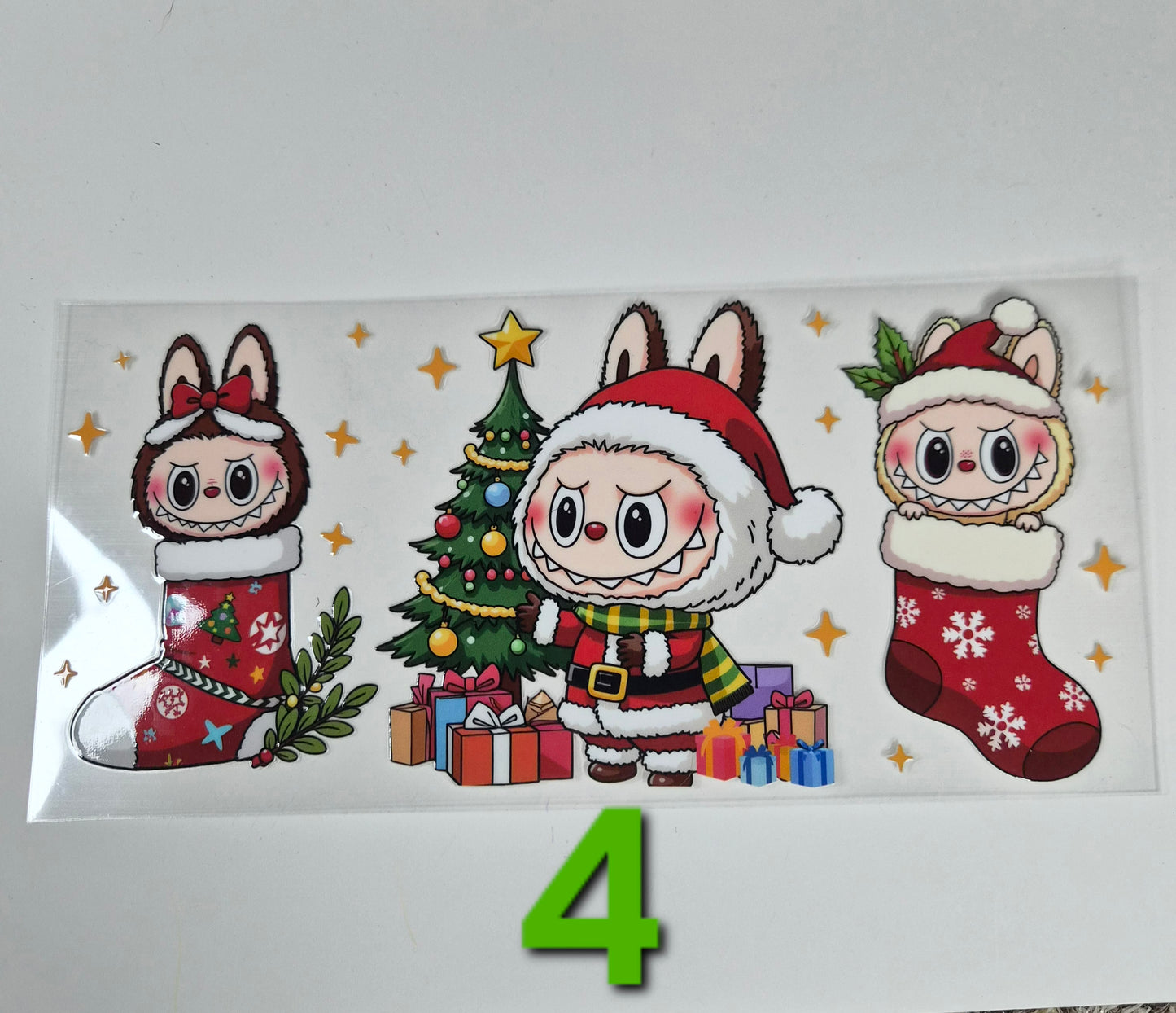 Christmas Glass Cup Wraps