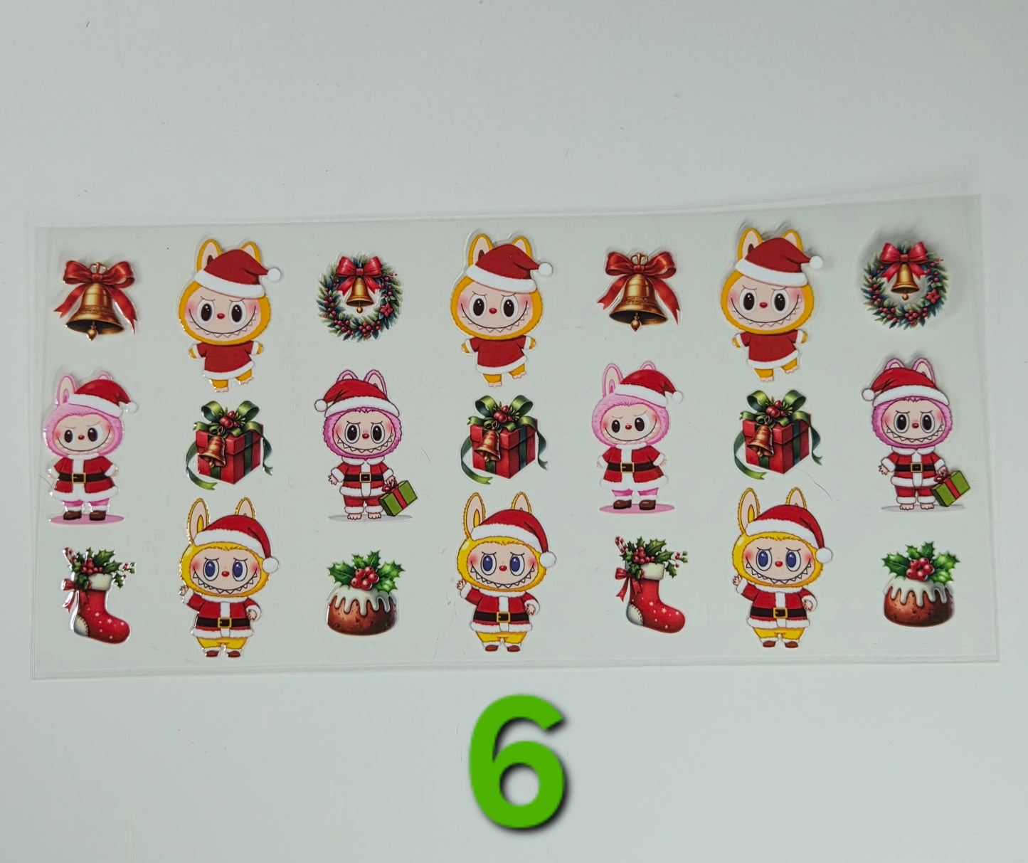 Christmas Glass Cup Wraps