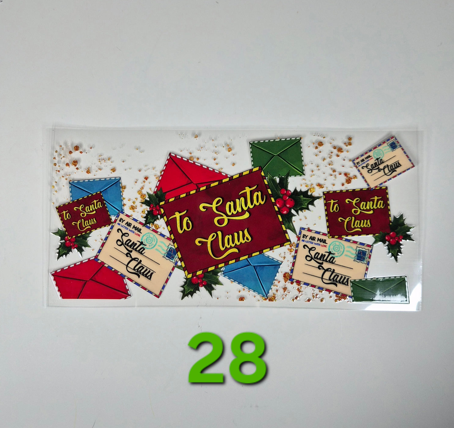 Christmas Glass Cup Wraps