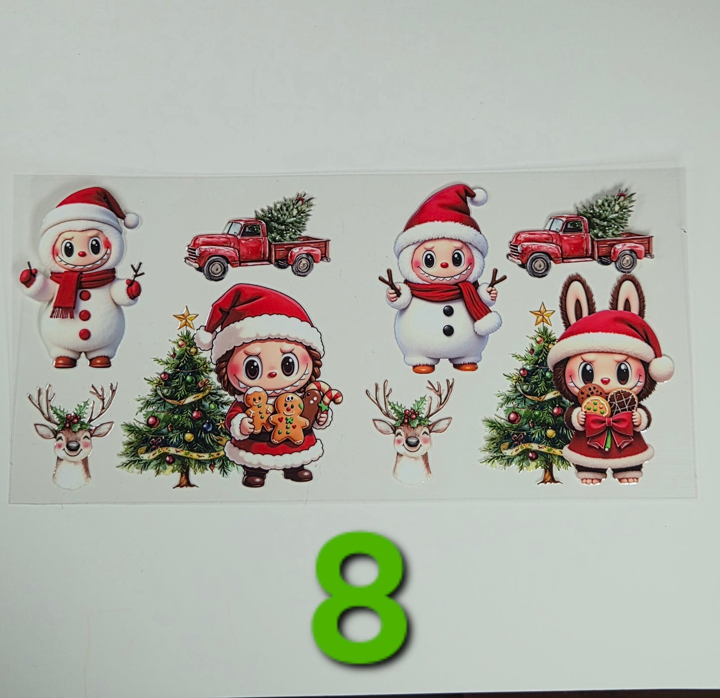 Christmas Glass Cup Wraps