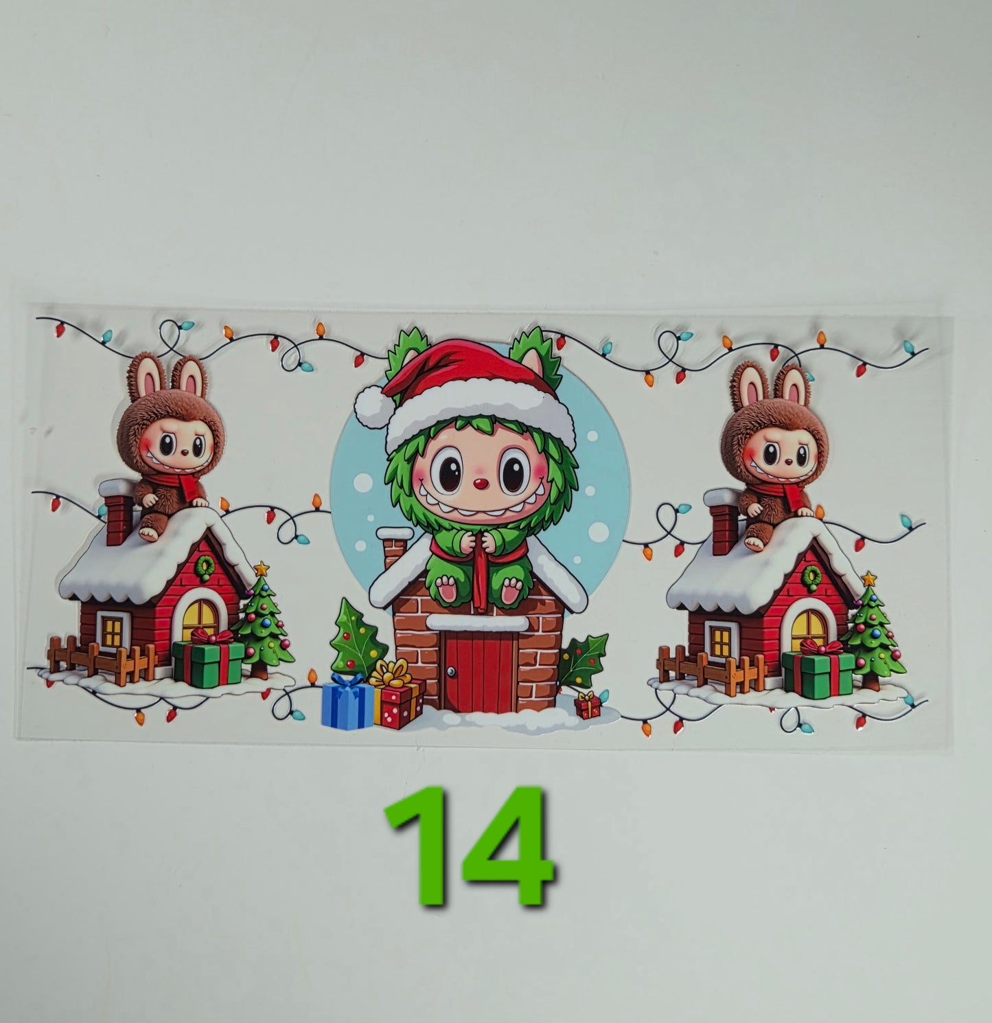 Christmas Glass Cup Wraps