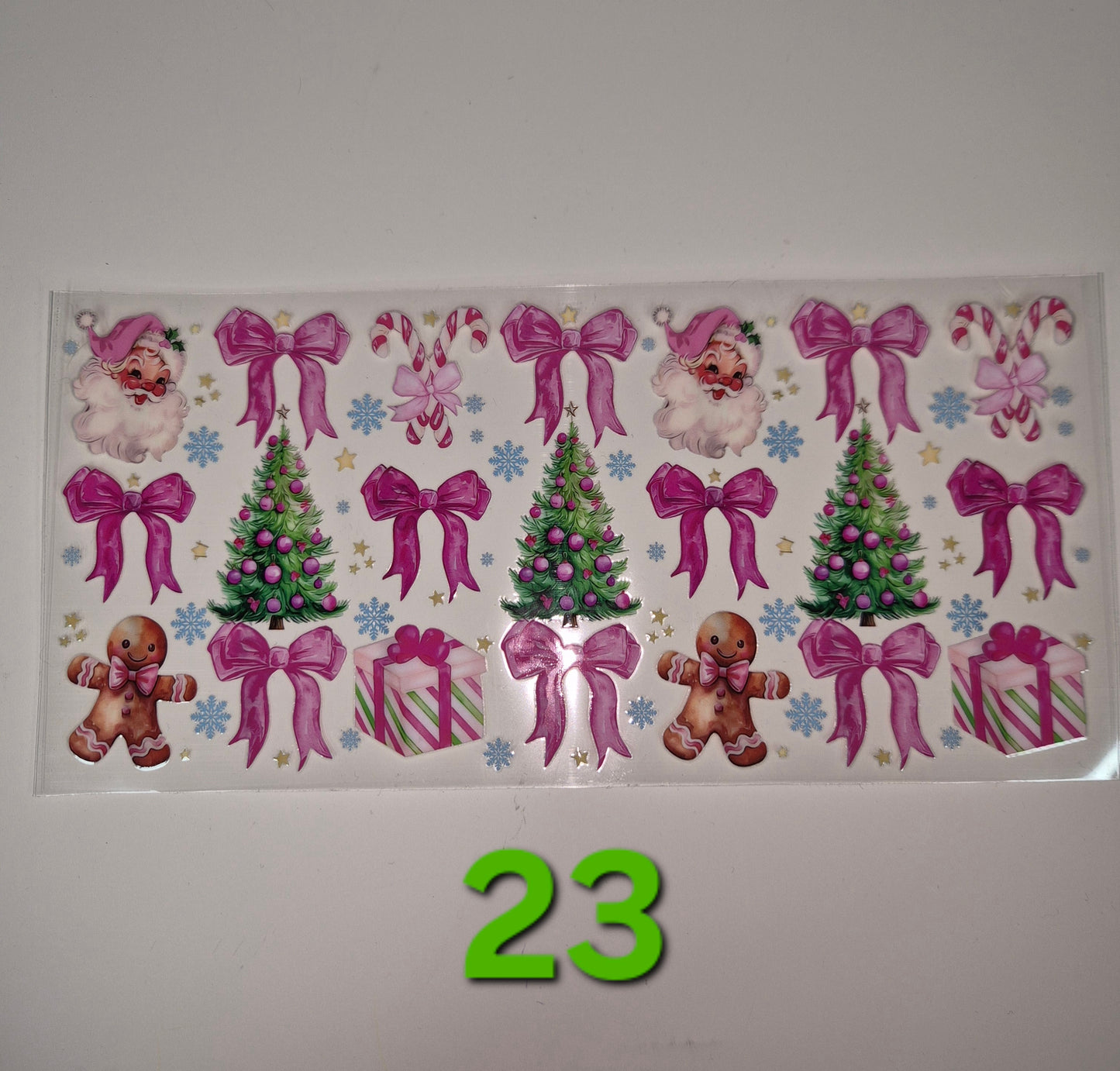 Christmas Glass Cup Wraps