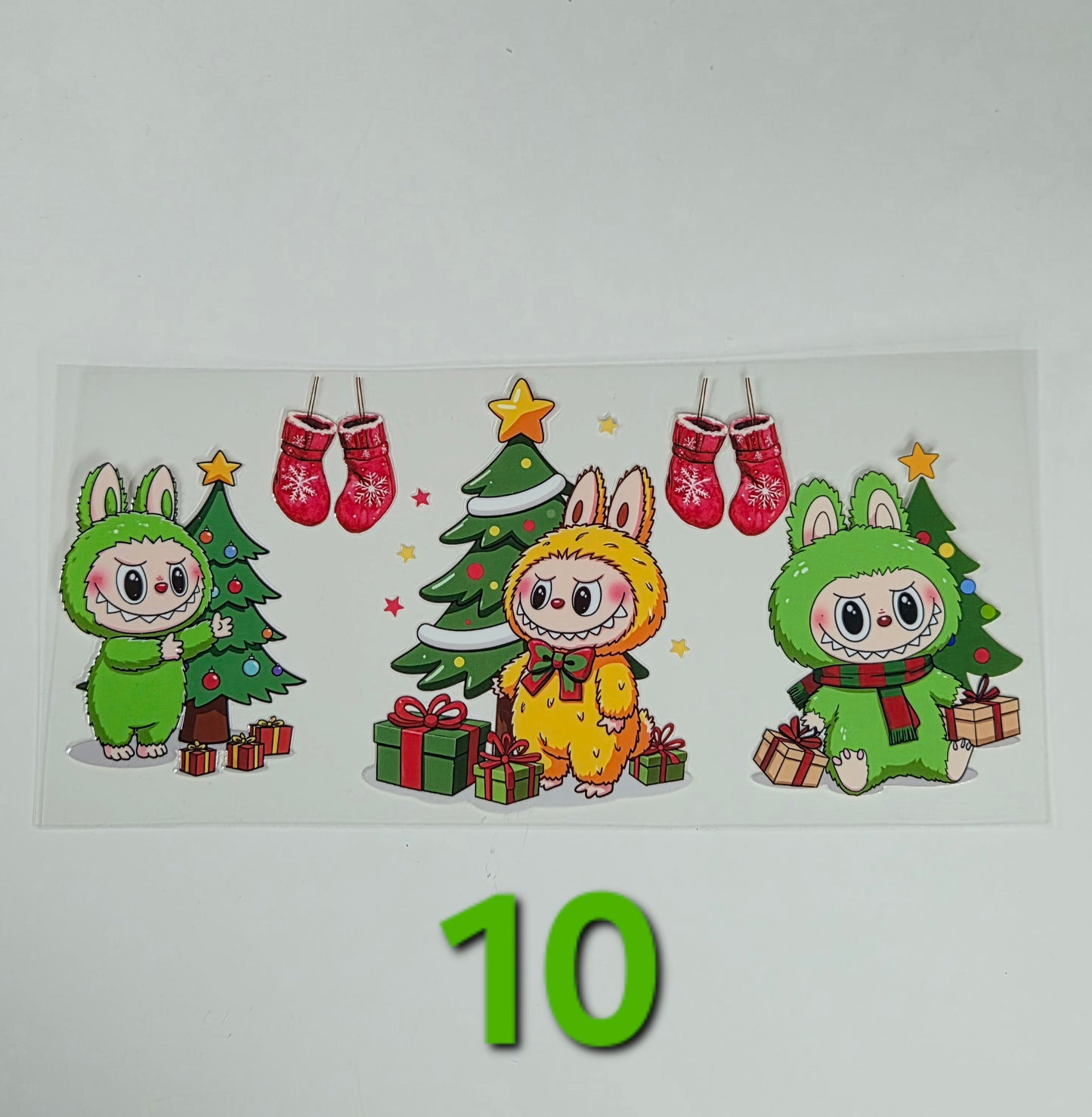 Christmas Glass Cup Wraps