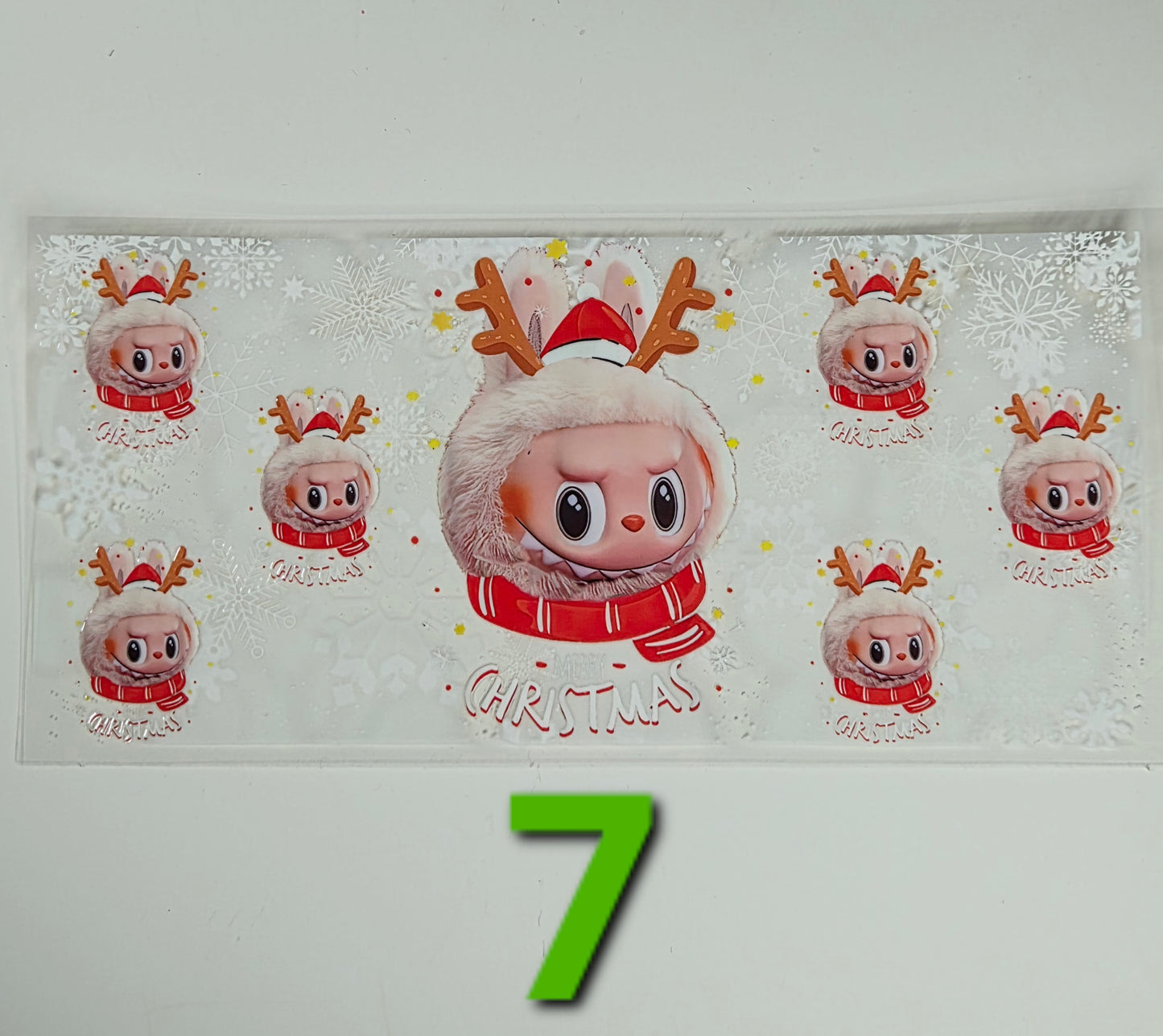 Christmas Glass Cup Wraps