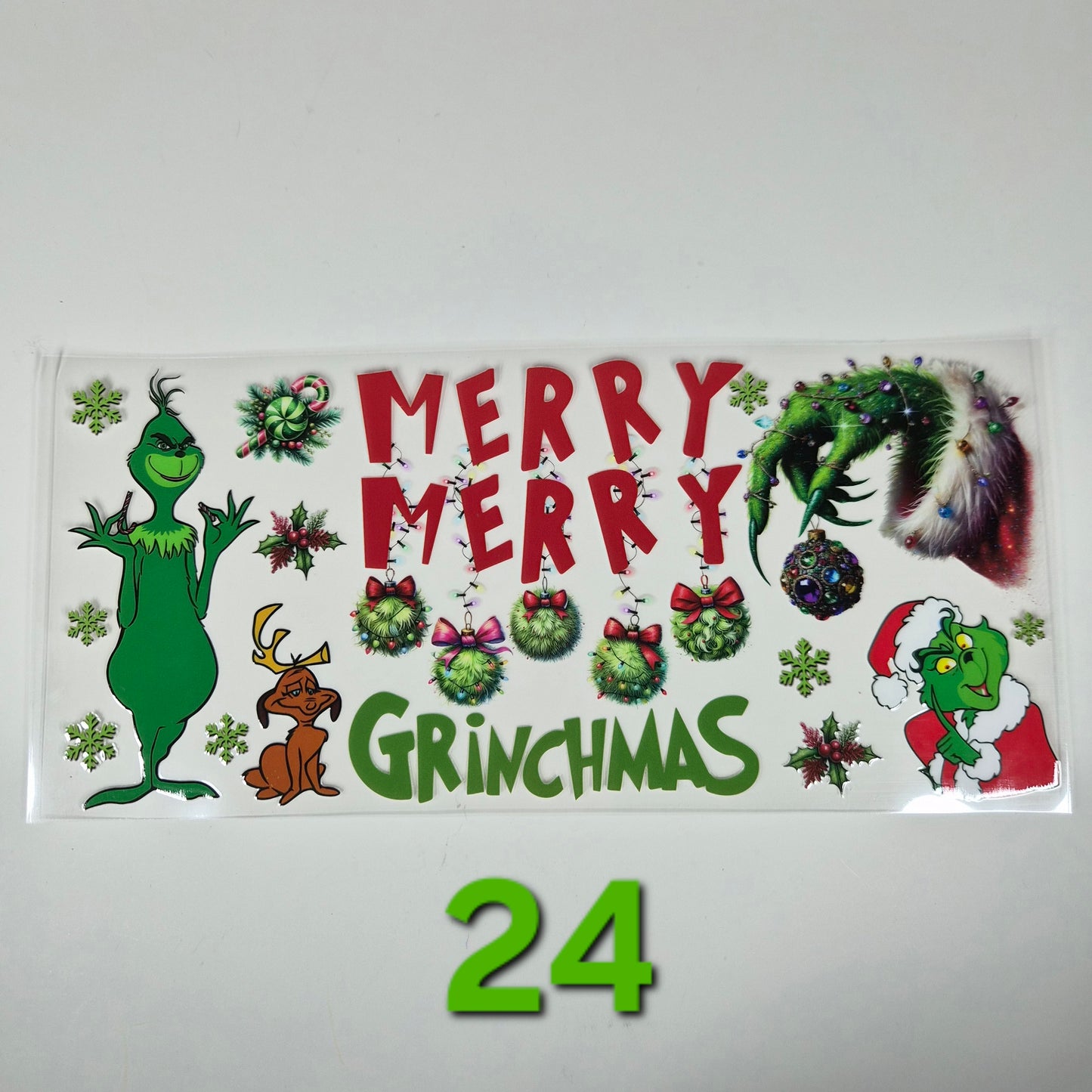 Christmas Glass Cup Wraps