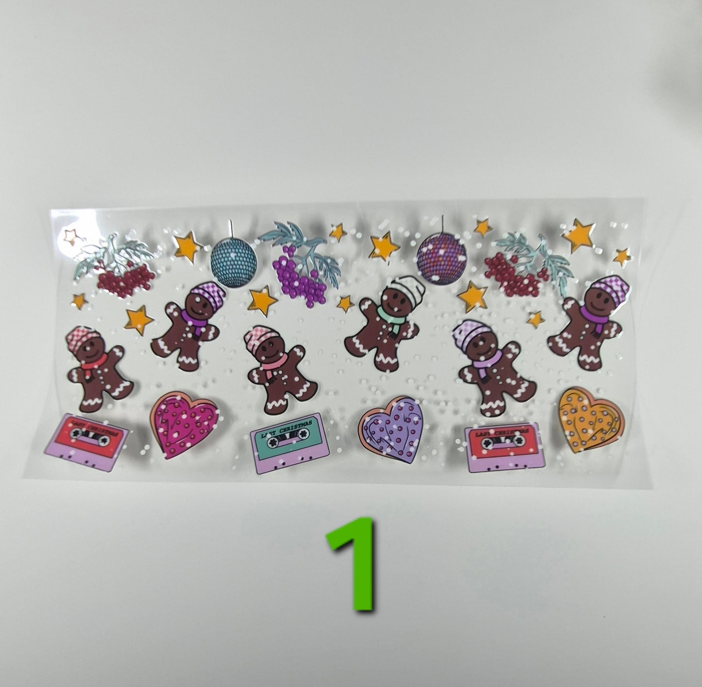 Christmas Glass Cup Wraps