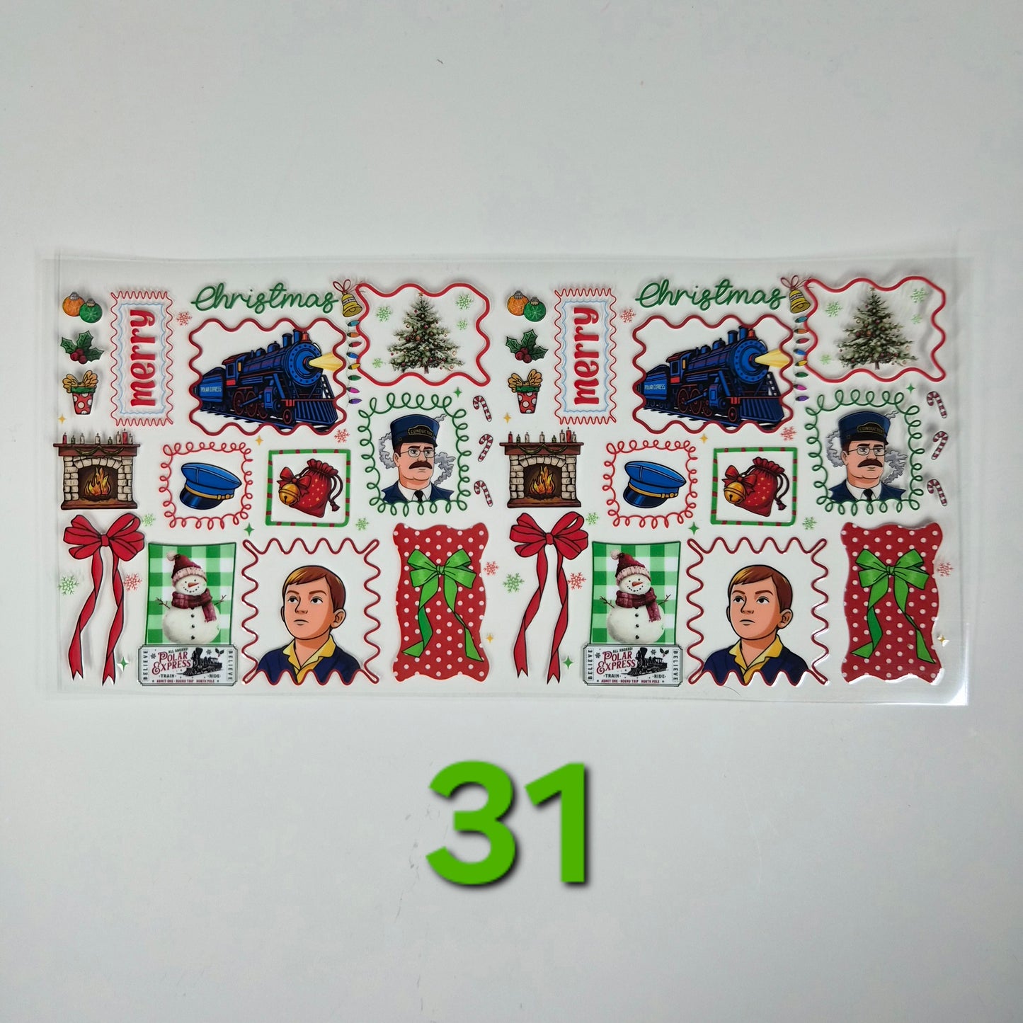 Christmas Glass Cup Wraps